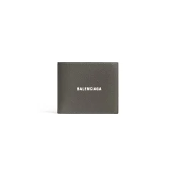 Men's Cash Square Folded Wallet in Dark Green