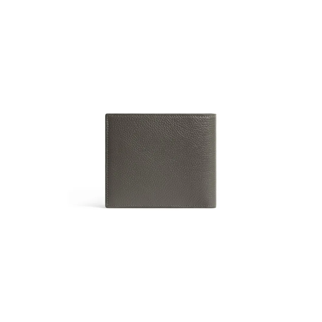 Men's Cash Square Folded Wallet in Dark Green