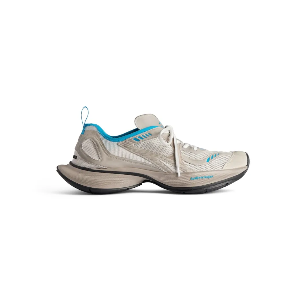Men's Circuit Sneaker in Beige/blue