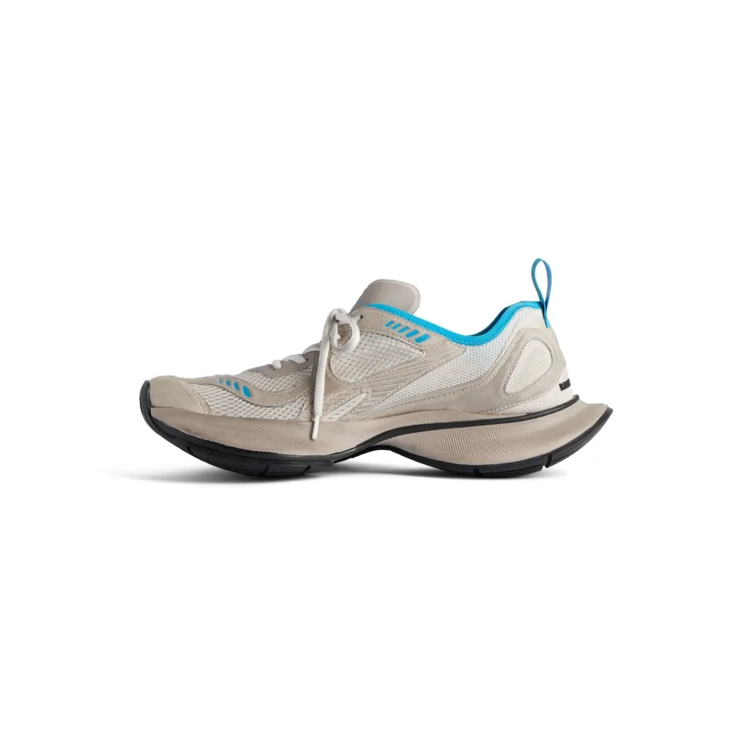 Men's Circuit Sneaker in Beige/blue