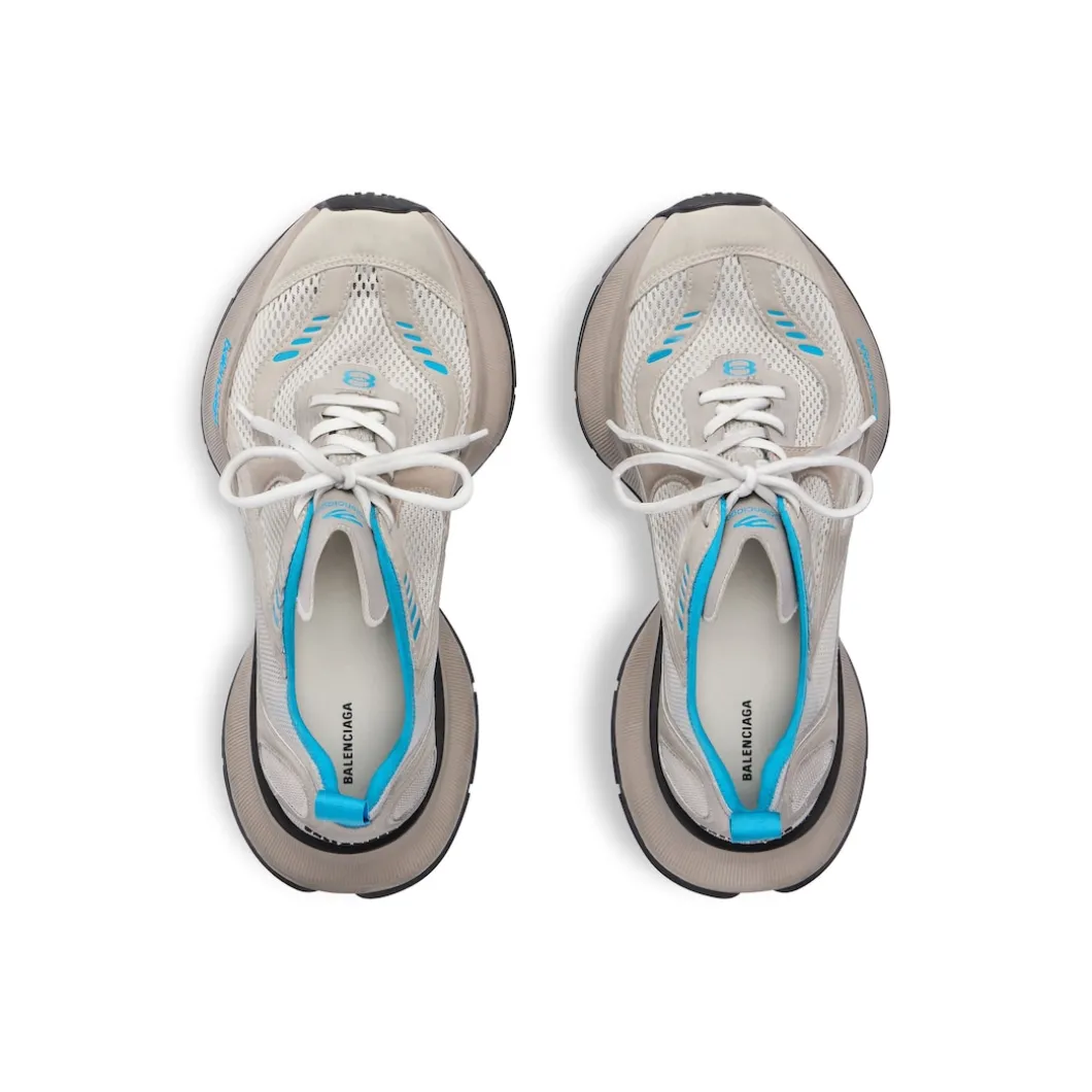 Men's Circuit Sneaker in Beige/blue
