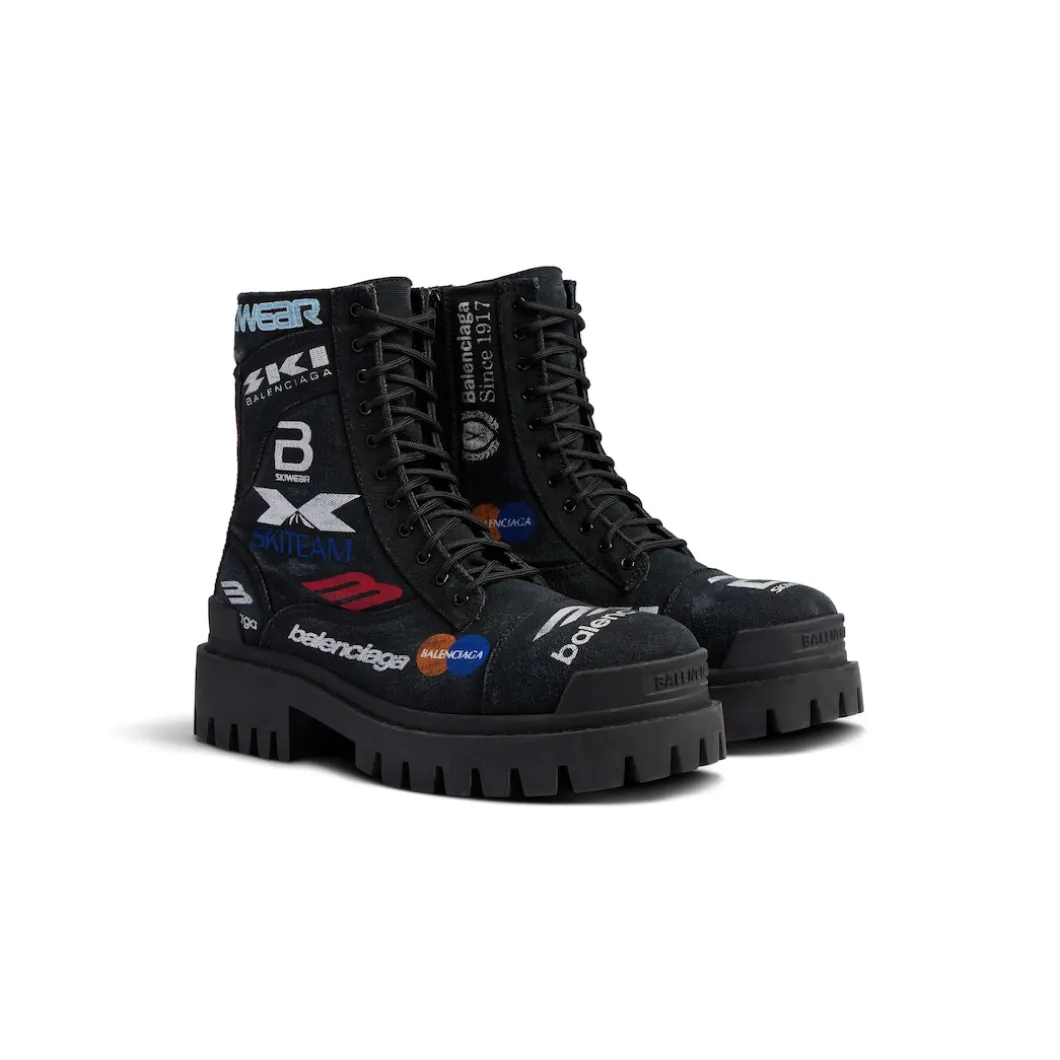Men's Combat Strike 20mm Boot in Black