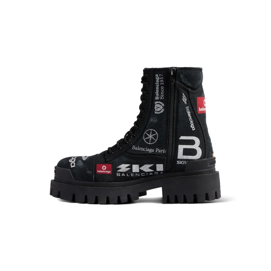 Men's Combat Strike 20mm Boot in Black