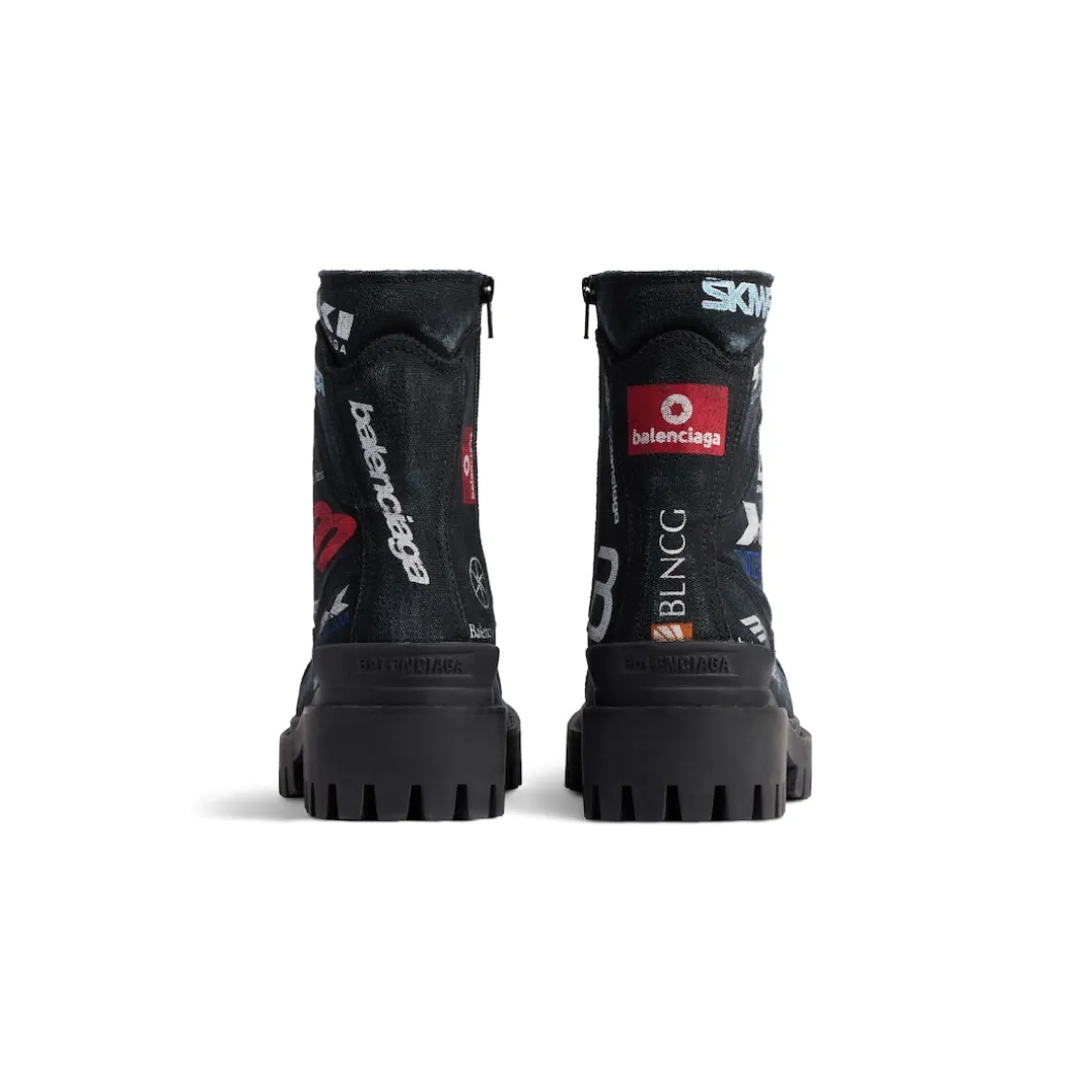 Men's Combat Strike 20mm Boot in Black