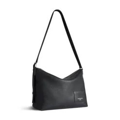 Men's Credit Large Messenger Bag in Black