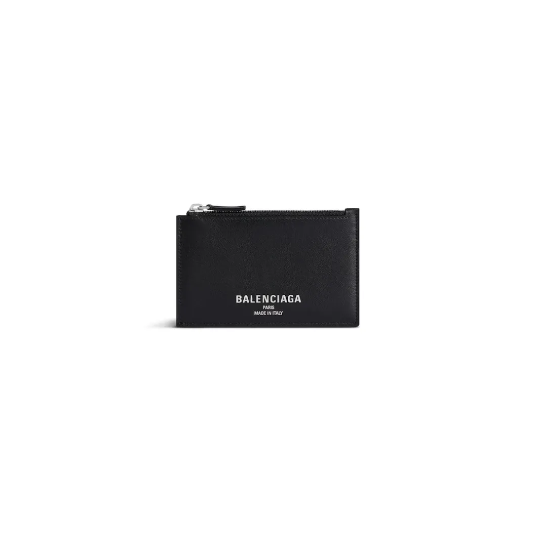 Men's Credit Long Coin And Card Holder in Black