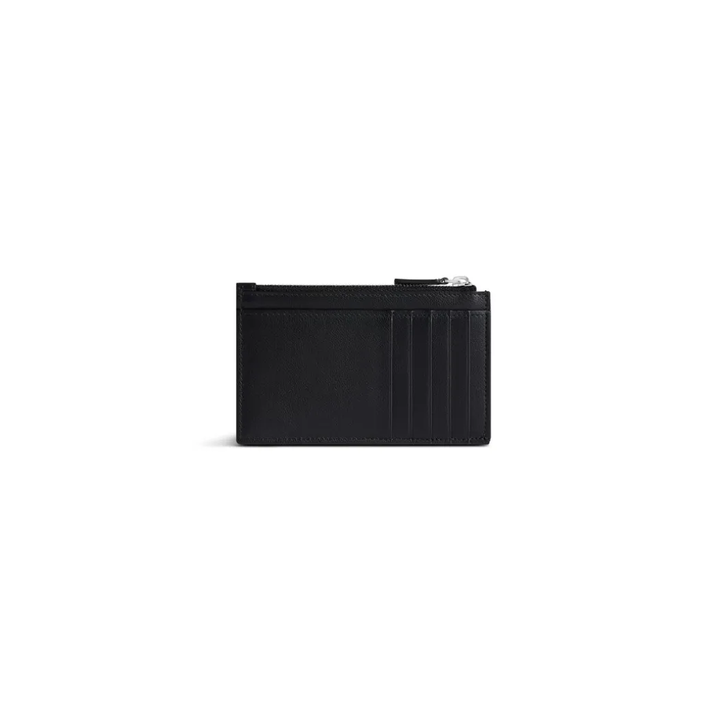 Men's Credit Long Coin And Card Holder in Black