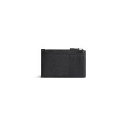 Men's Credit Long Coin And Card Holder  in Black