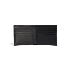 Men's Credit Square Folded Wallet in Black