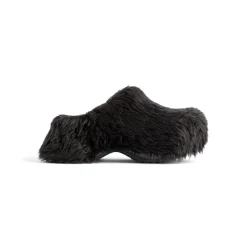 Men's Crocs™ Mule Fake Fur  in Black