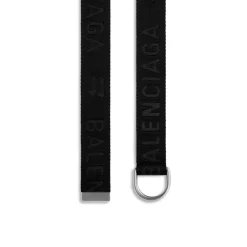 Men's D Ring Belt in Black
