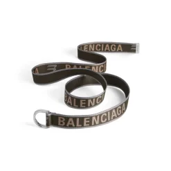 Men's D Ring Belt in Dark Green