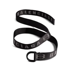 Men's D Ring Belt  in Dark Grey