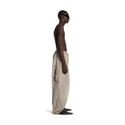 Men's Double Knee Pants in Beige