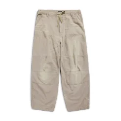 Men's Double Knee Pants in Beige