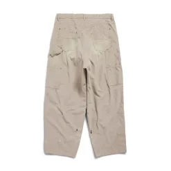 Men's Double Knee Pants in Beige