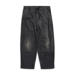 Men's Double Knee Pants in Black