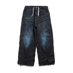 Men's Double Knee Pants  in Dark Blue