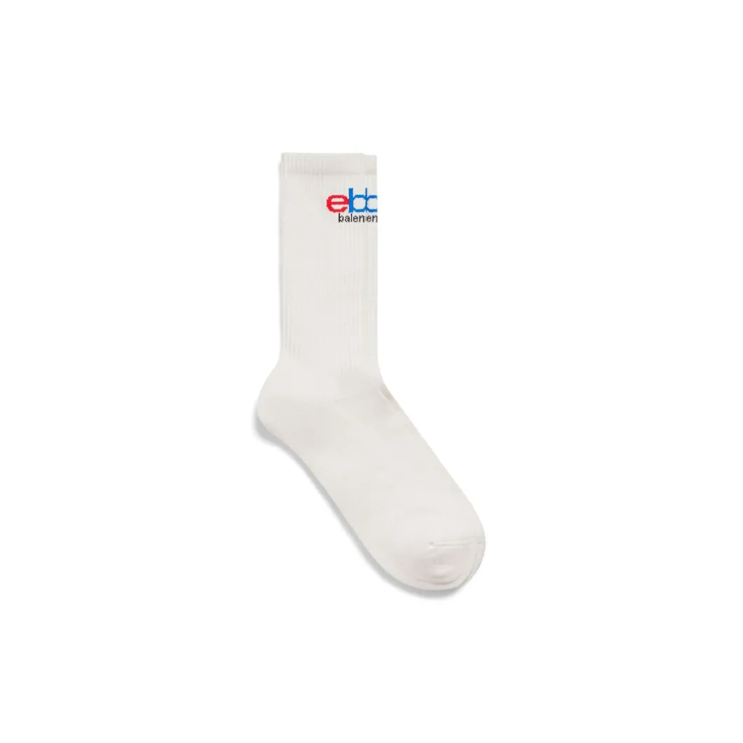 Men's Ebay Socks in White