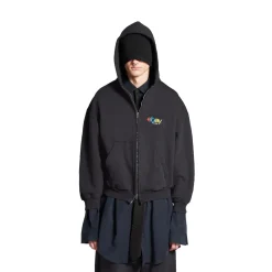 Men's Ebay Zip-up Hoodie Regular Fit in Black