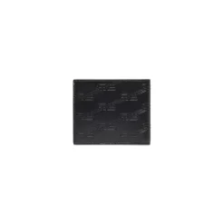 Men's Embossed Monogram Square Folded Wallet Box in Black