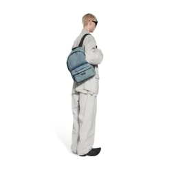 Men's Explorer Backpack Denim in Faded Blue