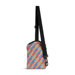 Men's Explorer Crossbody Messenger Bag in Beige/red/blue