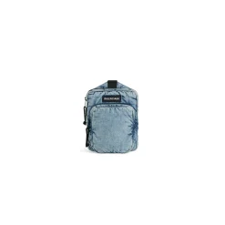 Men's Explorer Crossbody Messenger Bag Denim in Faded Blue