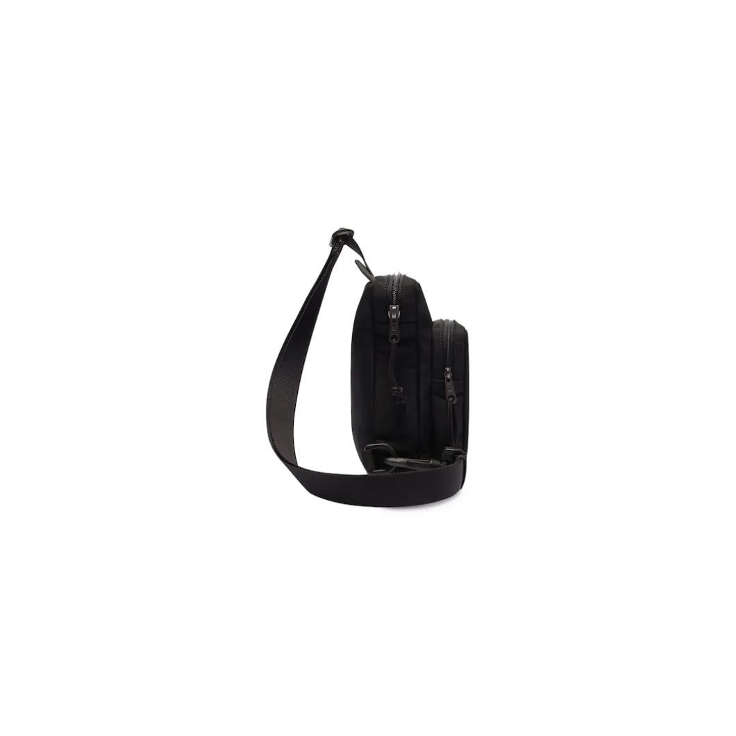 Men's Explorer Crossbody Messenger Bag in Black