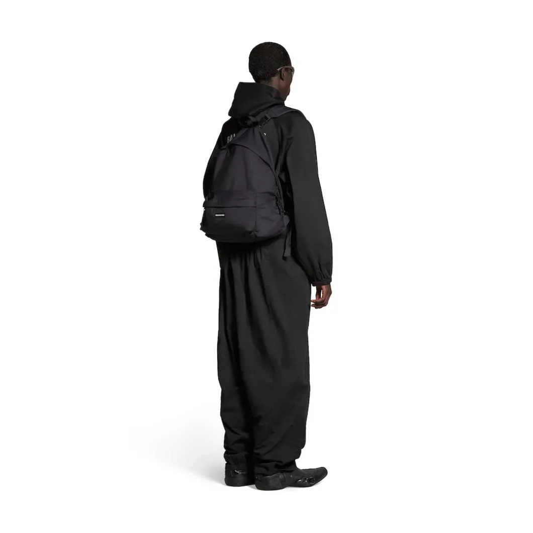 Men's Explorer Reversible Backpack in Black/beige