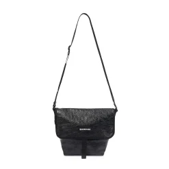 Men's Explorer Small Messenger Bag in Black