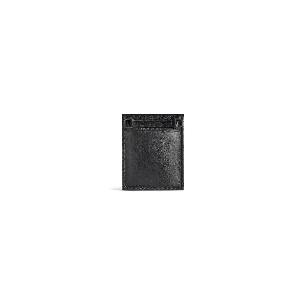 Men's Explorer Small Pouch With Strap in Black
