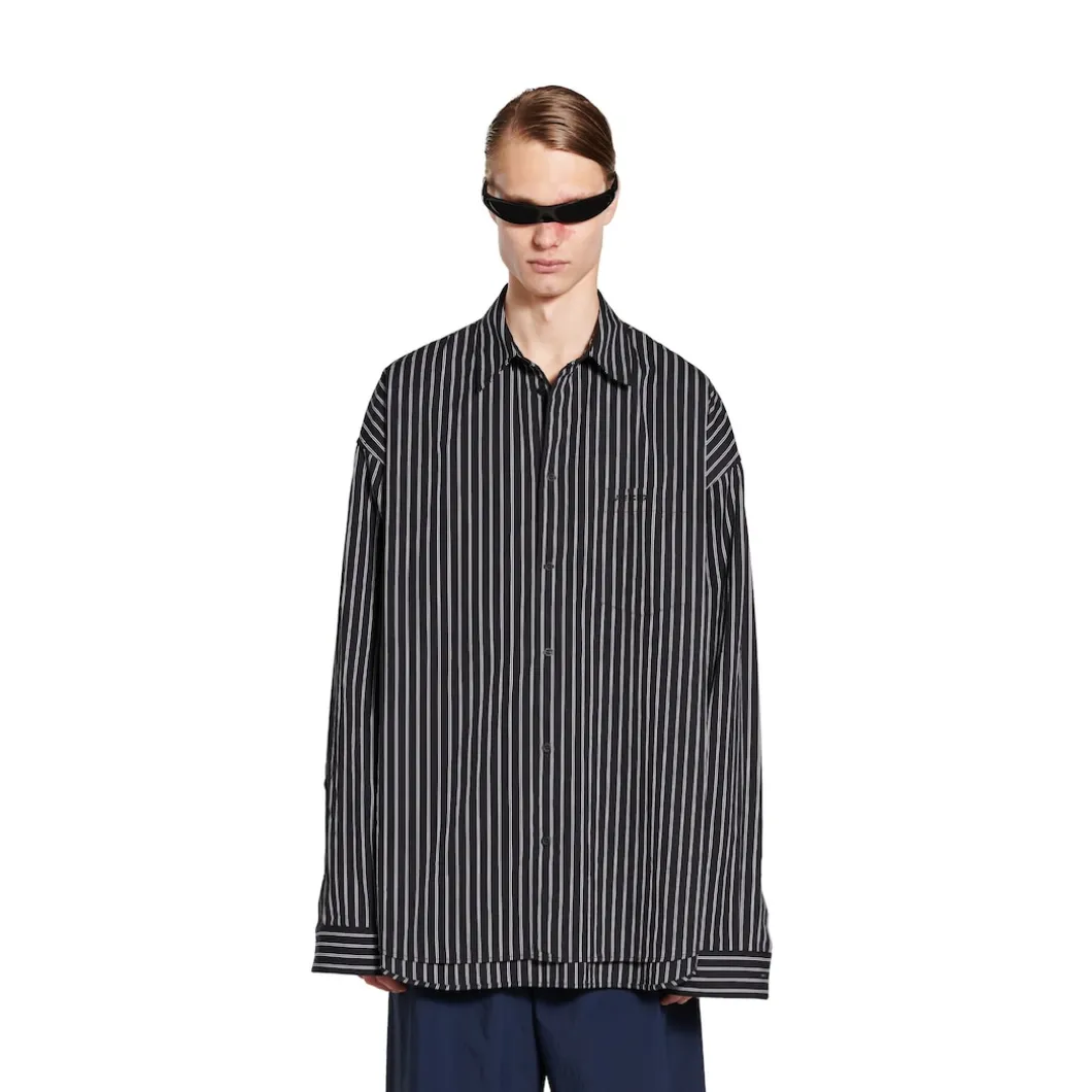 Men's Flatground Shirt in Black/white