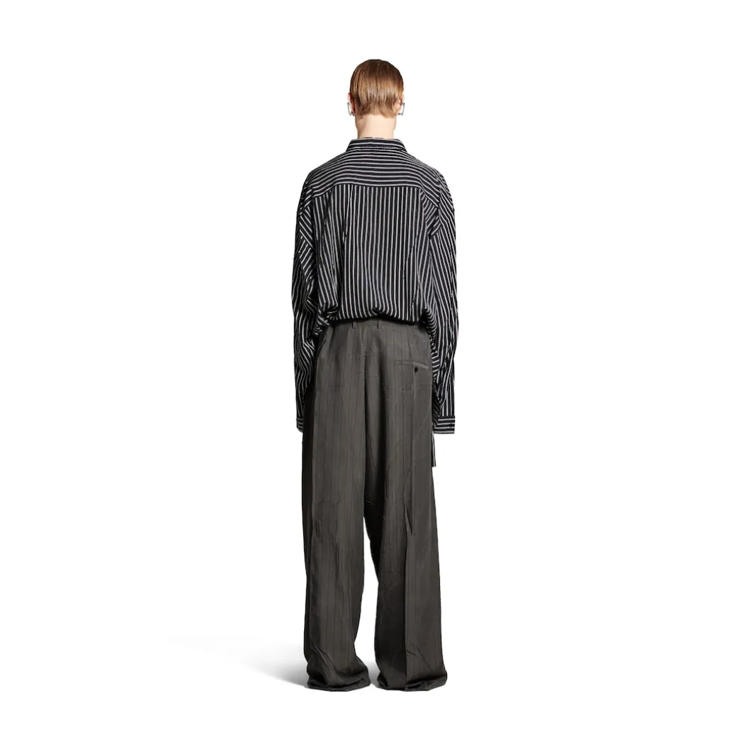 Men's Fluid Shirt in Black/white