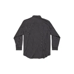 Men's Fluid Shirt in Black/white