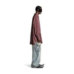 Men's Fluid Shirt in Red