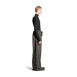 Men's Fluid Tailored Pants in Grey