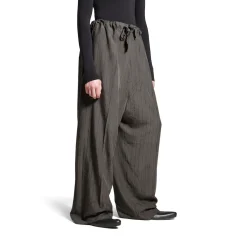 Men's Fluid Tailored Pants in Grey
