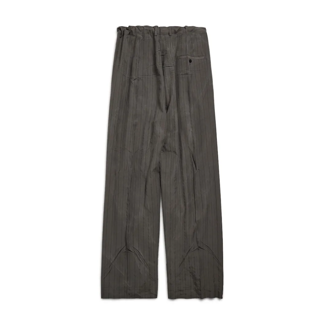 Men's Fluid Tailored Pants in Grey