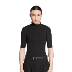 Men's Half Moon Belt in Black