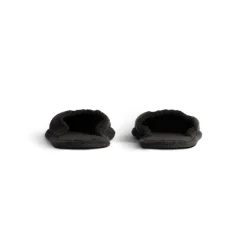 Men's Hotel Flat Mule in Black/gold
