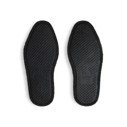 Men's Hotel Flat Mule in Black/gold