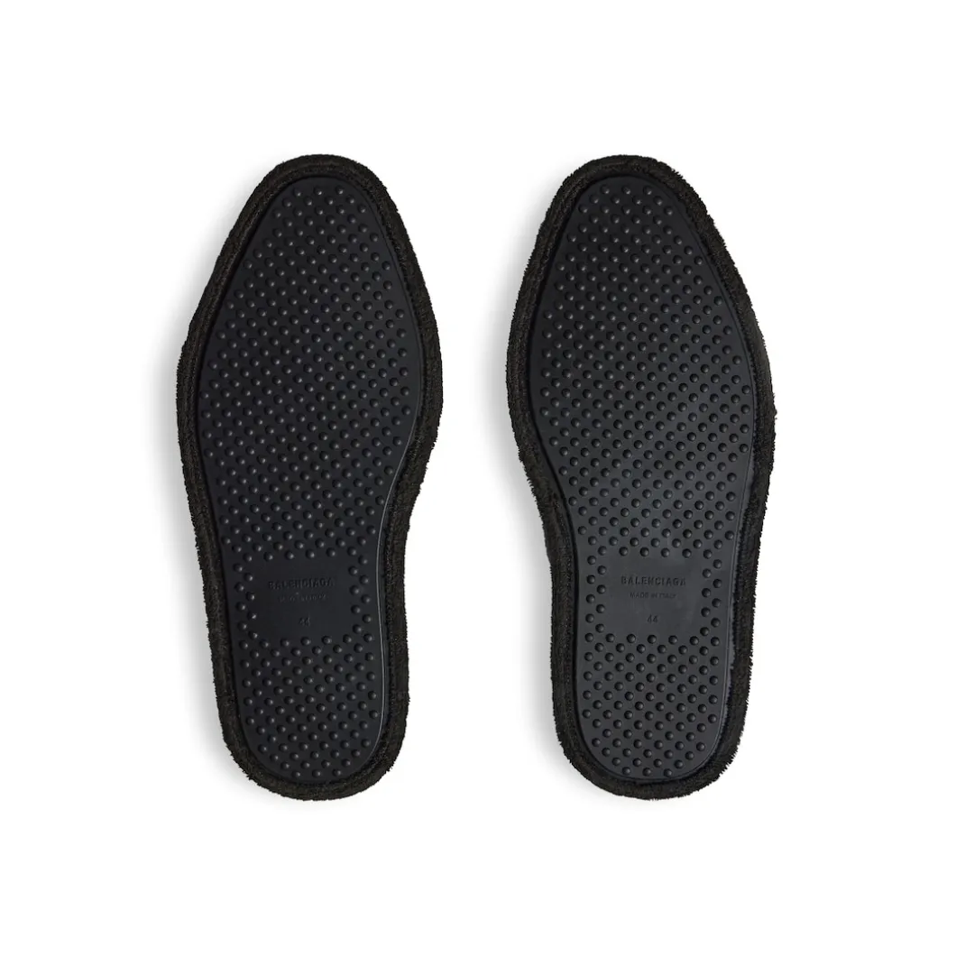 Men's Hotel Flat Mule in Black/gold
