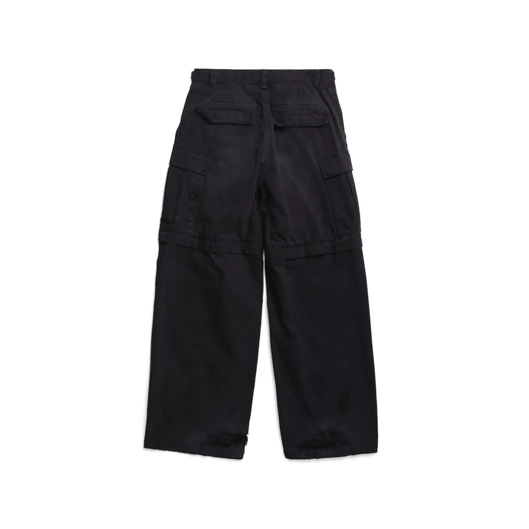 Men's Large Cargo Pants in Black