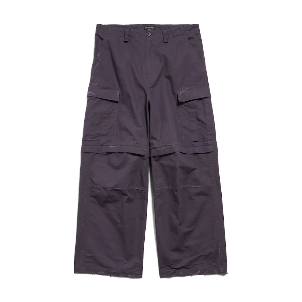 Men's Large Cargo Pants in Dark Blue