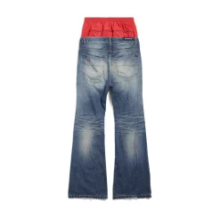 Men's Layered Jeans in Black