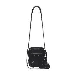 Men's Le Cagole Crossbody Bag in Black