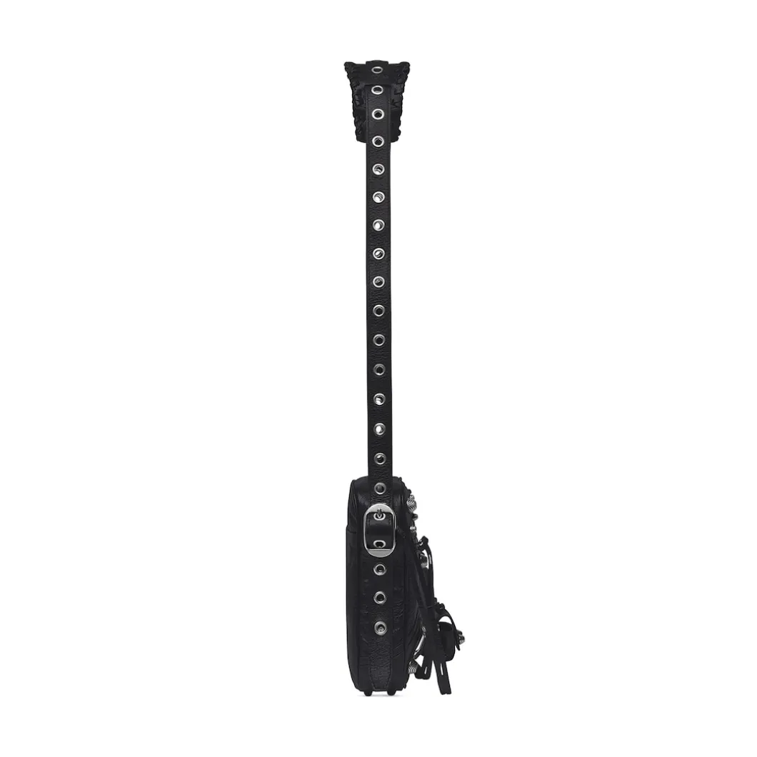 Men's Le Cagole Crossbody Bag in Black