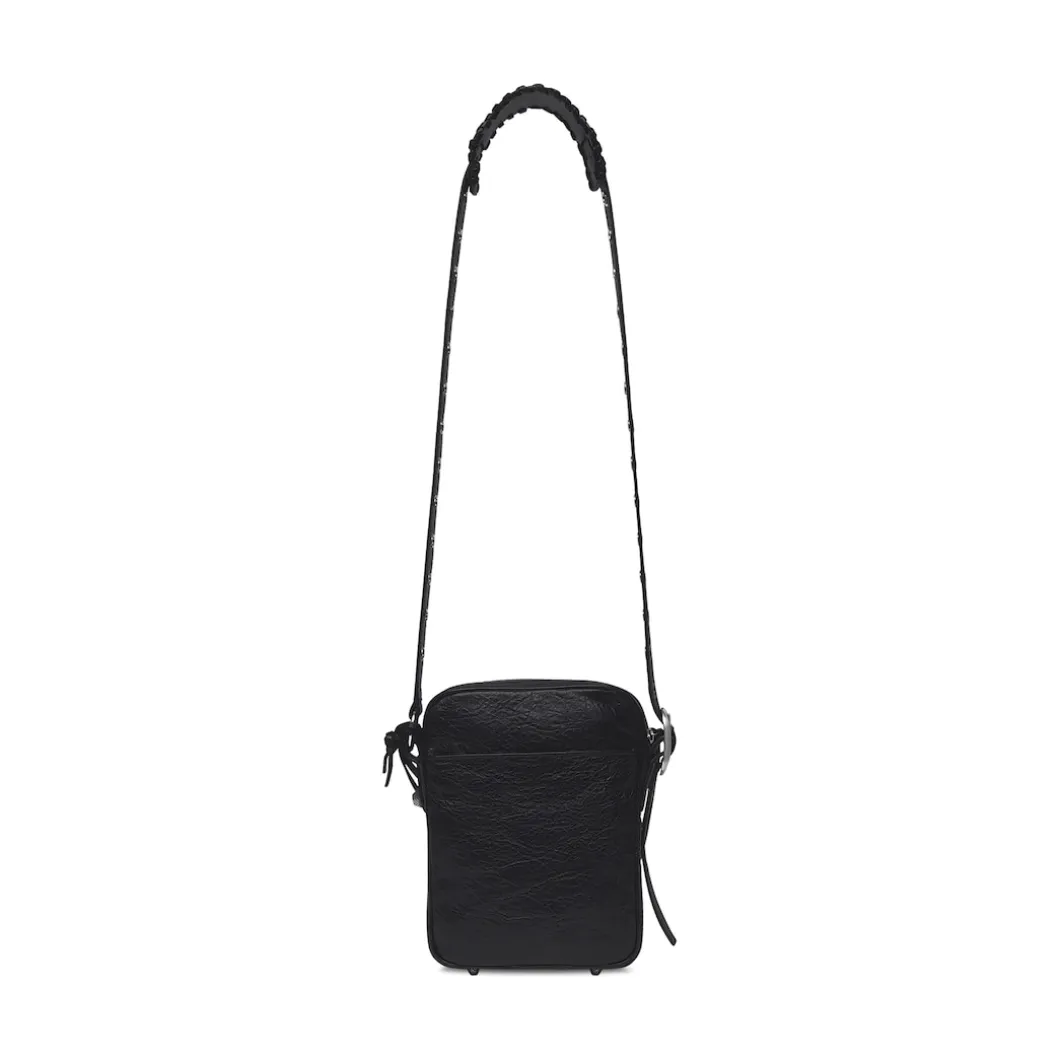 Men's Le Cagole Crossbody Bag in Black