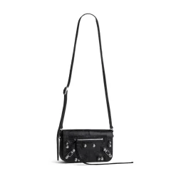 Men's Le Cagole Mini Flap Bag in Black